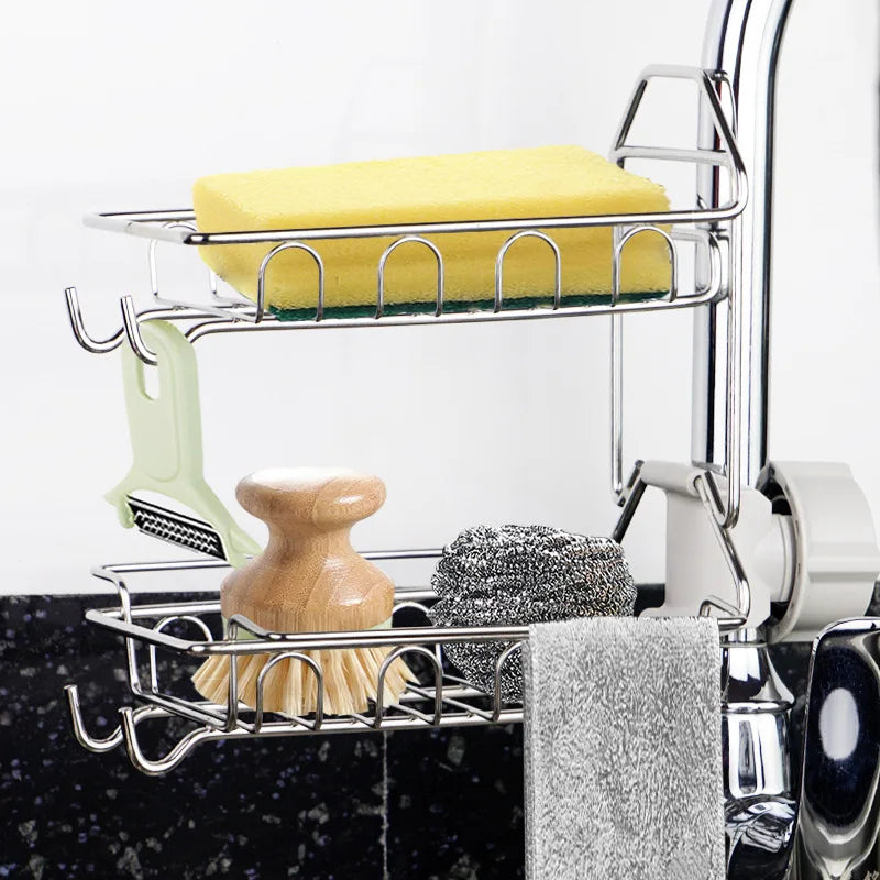 Stainless Steel Sink Sponge Holder